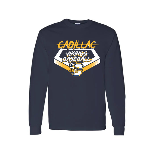 Cadillac Baseball UNISEX Long-Sleeve T-Shirt