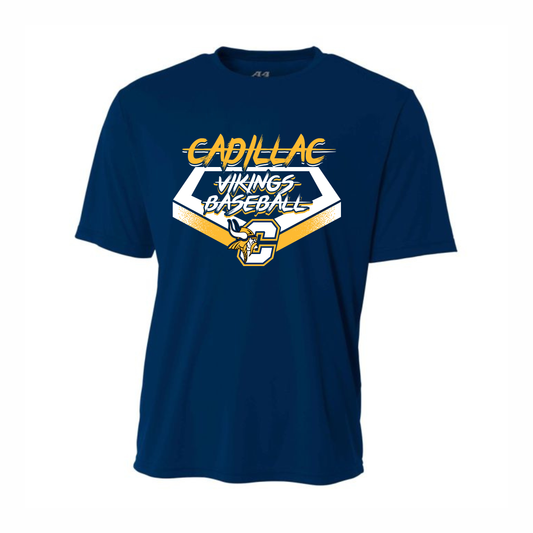 Cadillac Vikings Baseball DRI-FIT Cooling Performance T-Shirt