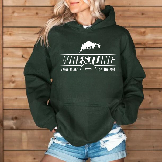 Pine River Bucks Wrestling ADULT Hoodie