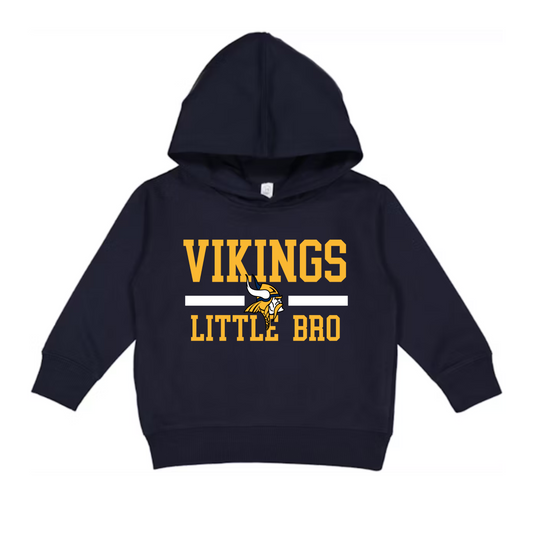 Vikings Little Bro Basketball TODDLER Hoodie