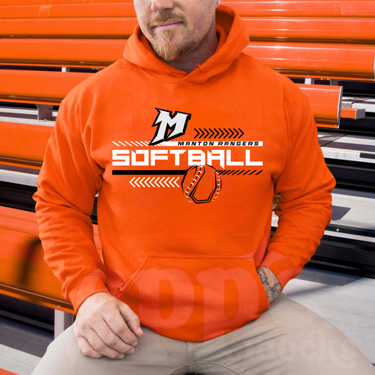 Manton Rangers Softball Unisex ADULT Hoodie