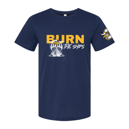 BURN THE SHIPS Cadillac Vikings Wrestling UNISEX T-Shirt