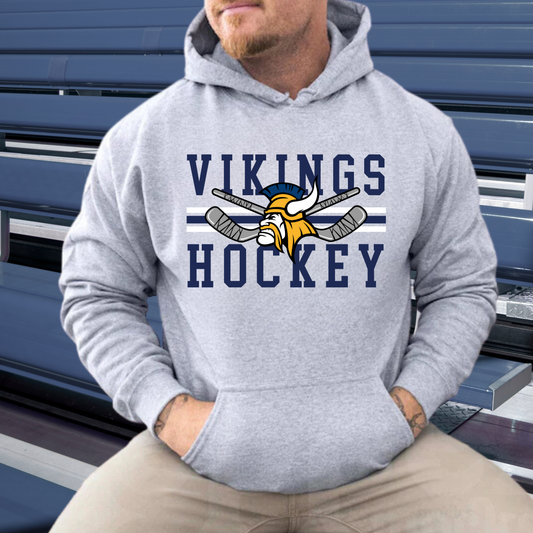 Cadillac Vikings Hockey ADULT Hoodie