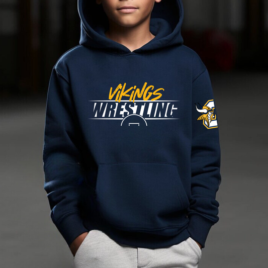 Vikings Wrestling YOUTH Hoodie