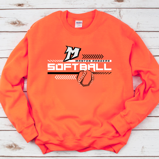Manton Rangers Softball ADULT Unisex Crewneck Sweatshirt