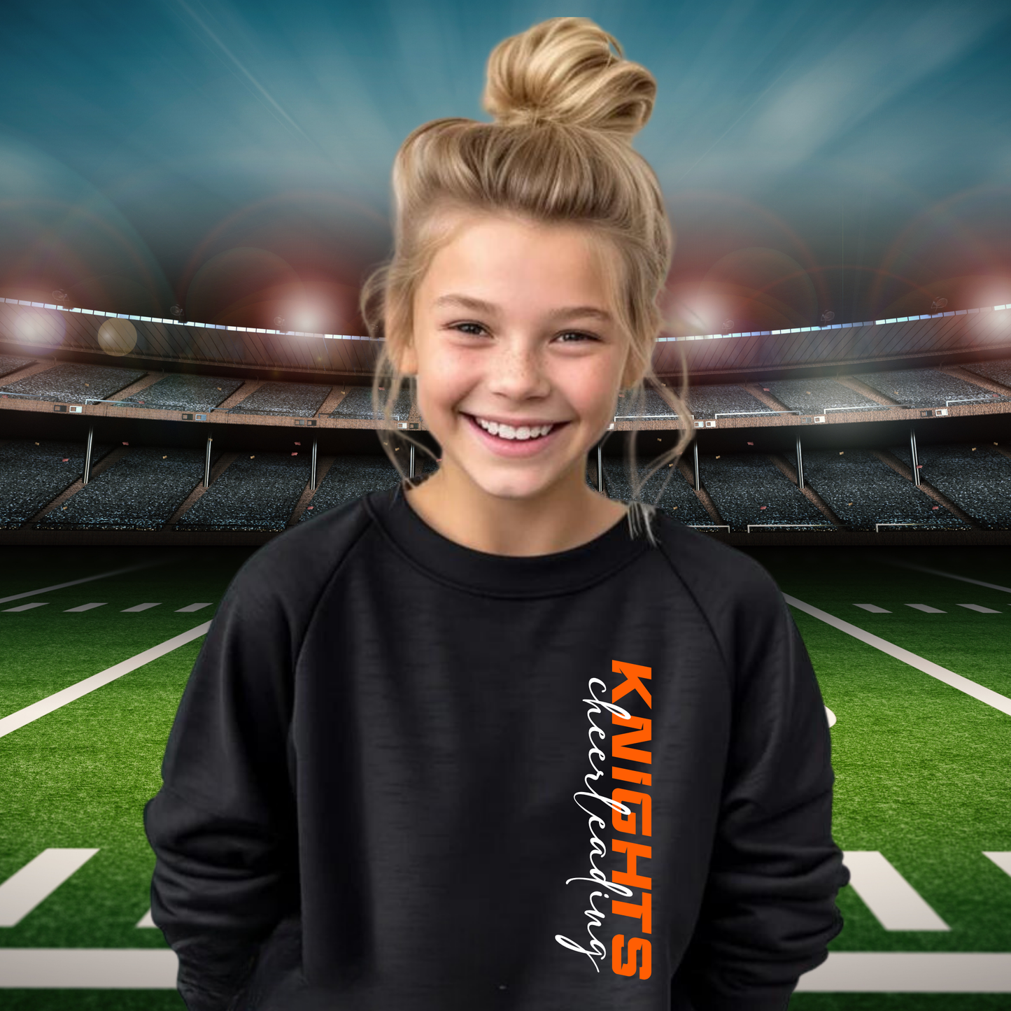 Knights Junior Cheer UNISEX Crewneck Sweatshirt