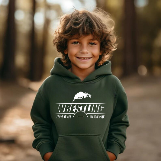 Pine River Bucks Wrestling Unisex YOUTH Hoodie