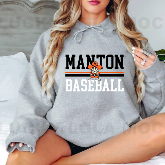 Manton Rangers Baseball Unisex ADULT Hoodie