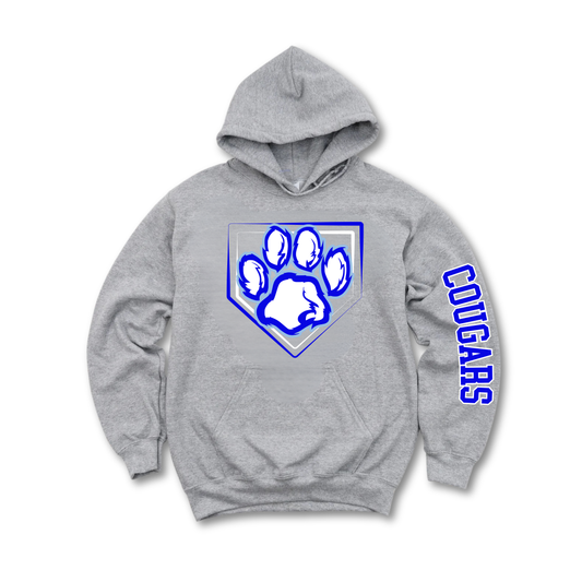 Great Lakes Cougars Baseball Unisex YOUTH Hoodie