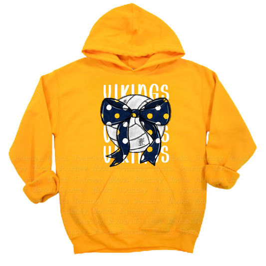 Cadillac Vikings Volleyball Unisex YOUTH Hoodie