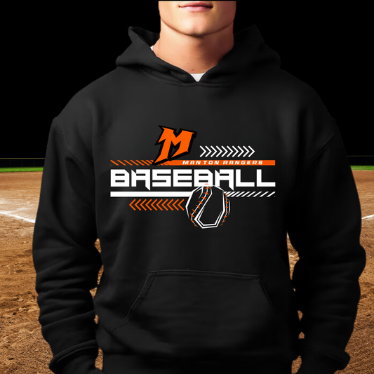 Manton Rangers Baseball Unisex ADULT Hoodie