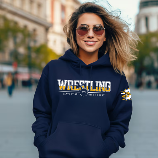 Vikings Wrestling ADULT Hoodie