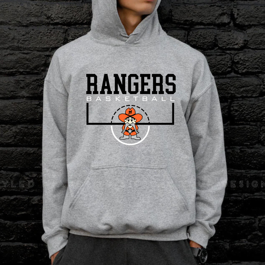 Manton Rangers Basketball Unisex YOUTH Hoodie