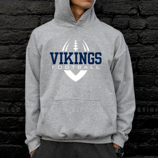 Cadillac Vikings Football Unisex YOUTH Hoodie