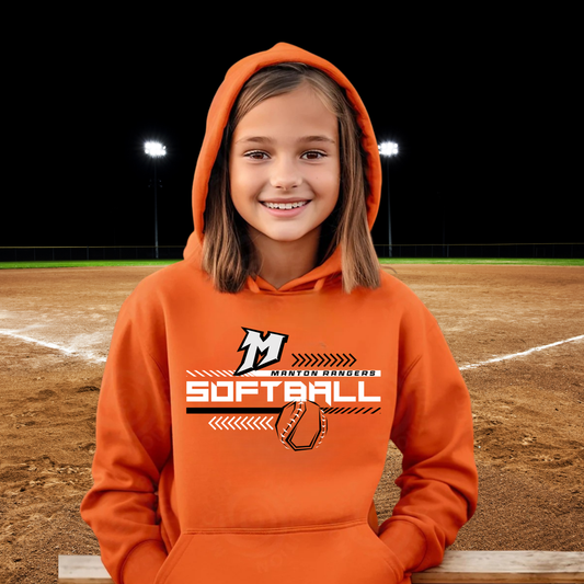 Manton Rangers Softball Unisex YOUTH Hoodie