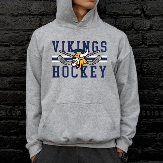 Cadillac Vikings Hockey Unisex YOUTH Hoodie
