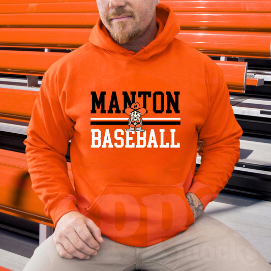 Manton Rangers Baseball Unisex ADULT Hoodie