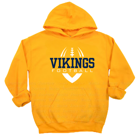 Cadillac Vikings Football Unisex YOUTH Hoodie