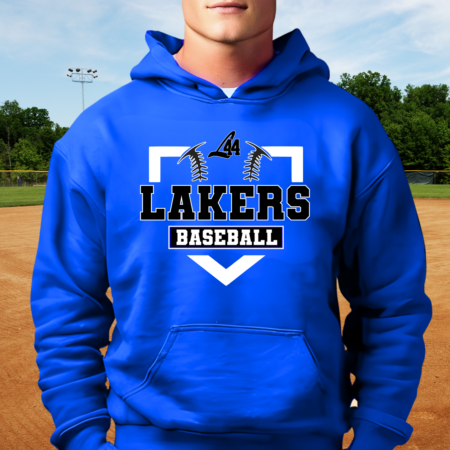 Latitude 44 Lakers Baseball ADULT Hoodie
