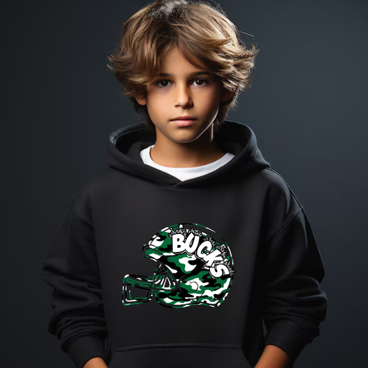 Pine River Bucks Football YOUTH Hoodie