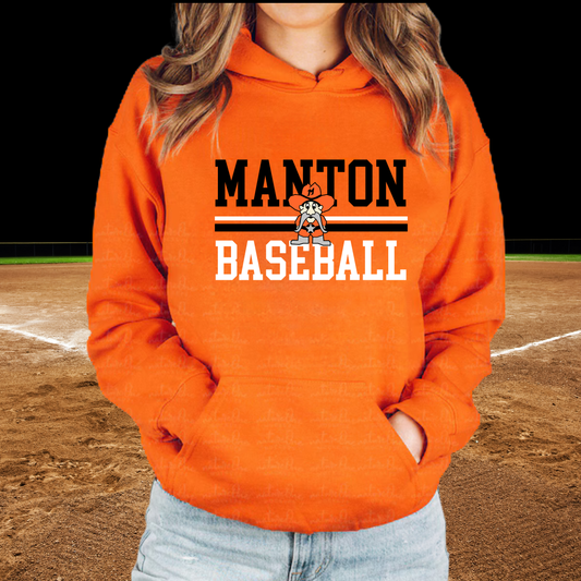 Manton Rangers Baseball Unisex ADULT Hoodie