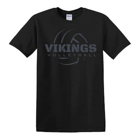 Cadillac Vikings BLACKOUT Volleyball ADULT Unisex T-Shirt