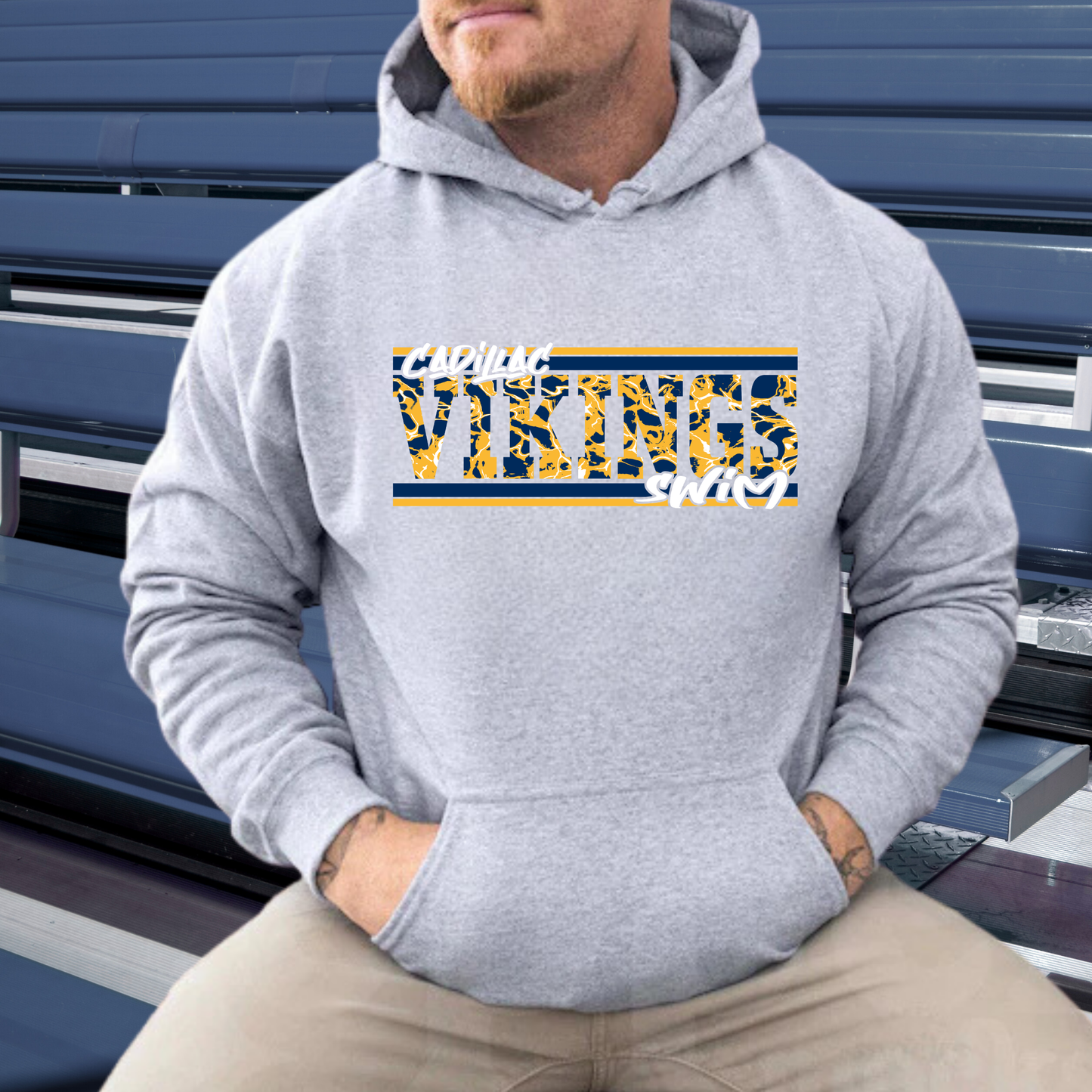 Cadillac Vikings Swim UNISEX Hoodie