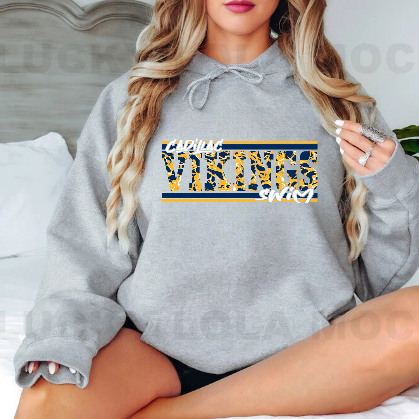 Cadillac Vikings Swim UNISEX Hoodie