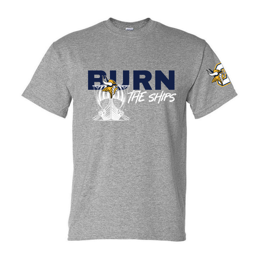 BURN THE SHIPS Cadillac Vikings Wrestling UNISEX T-Shirt