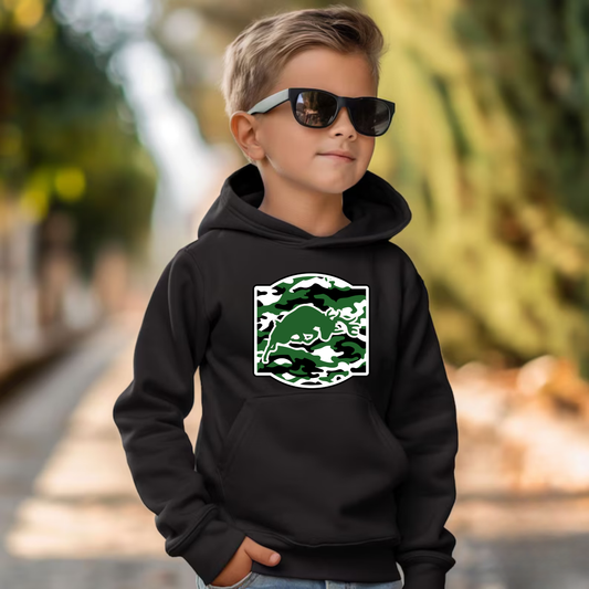 Pine River Bucks Camo YOUTH Hoodie