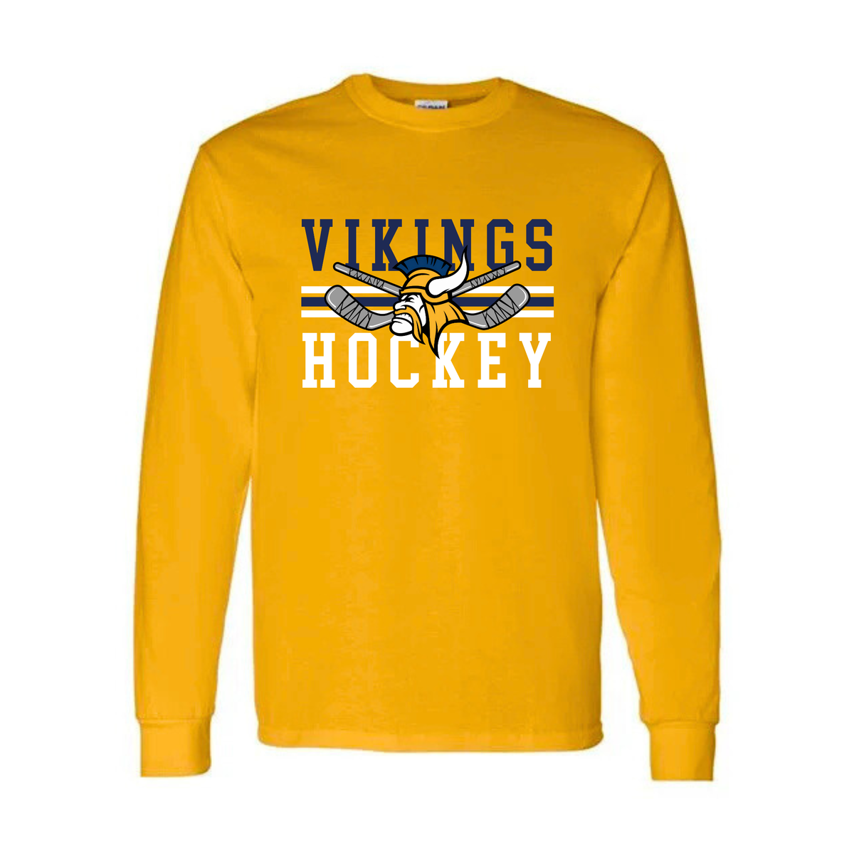 Cadillac Vikings Hockey UNISEX Long-Sleeve T-Shirt