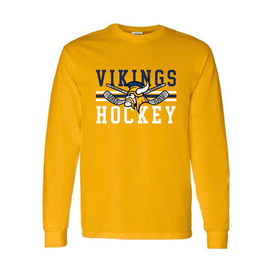 Cadillac Vikings Hockey UNISEX Long-Sleeve T-Shirt