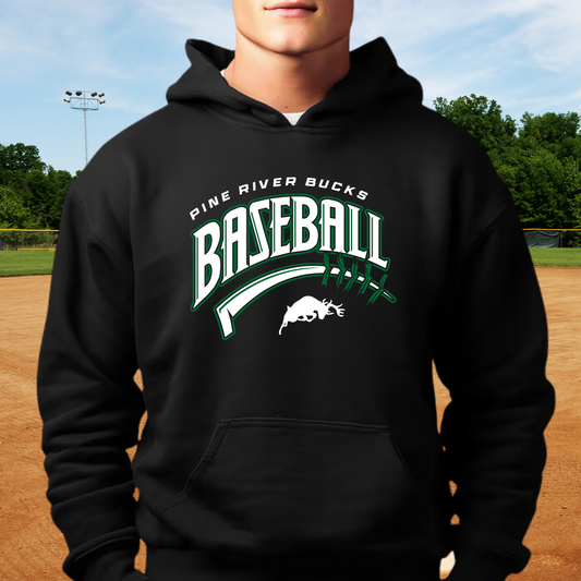 Pine River Bucks Baseball ADULT Hoodie
