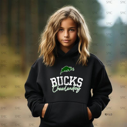 Pine River Bucks Cheerleading YOUTH Hoodie