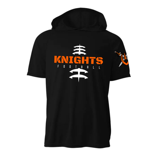 Knights Junior Football DRI-FIT Cooling Performance Hooded T-Shirt
