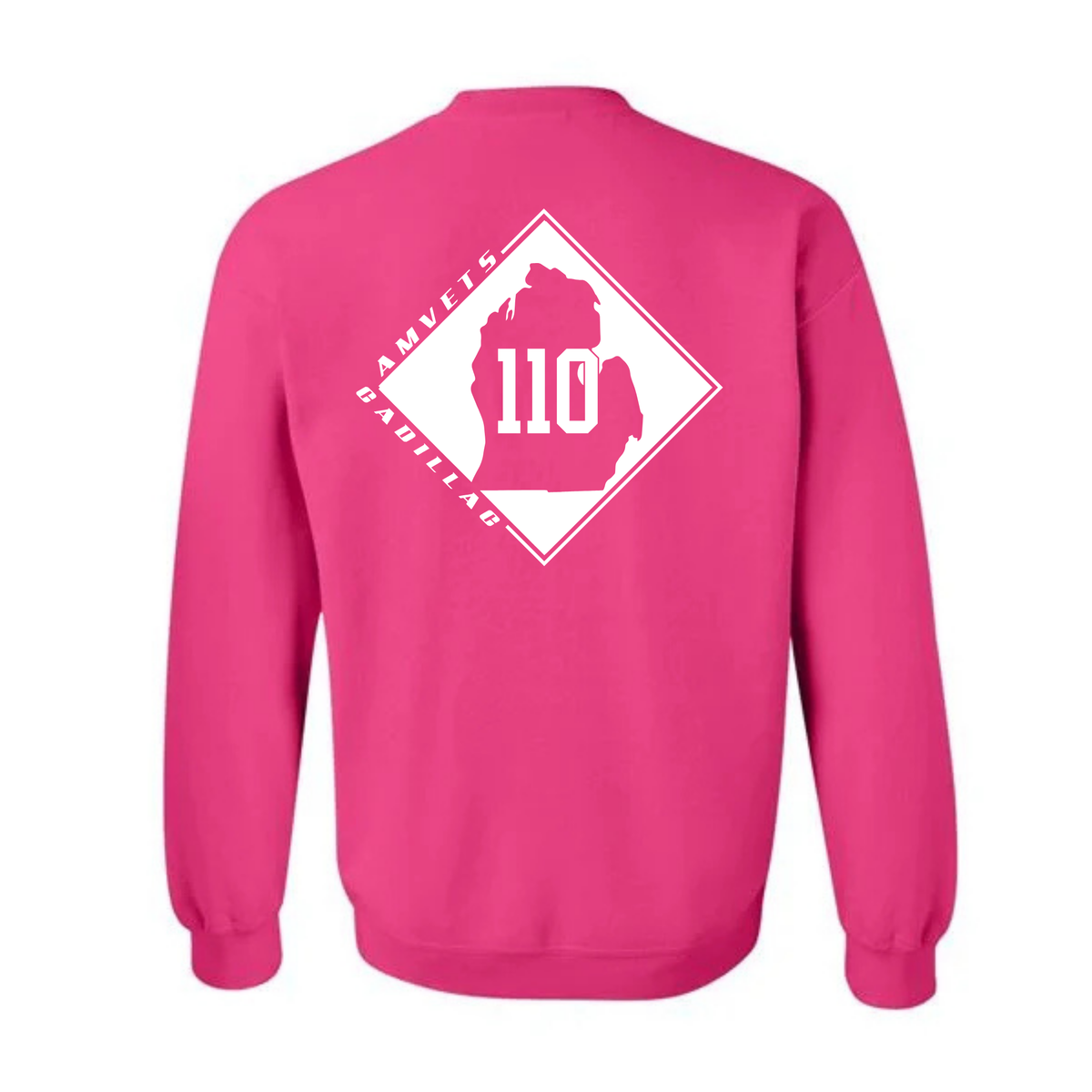 AMVETS Post #110 Crewneck Sweatshirt (G180) - HELCONIA