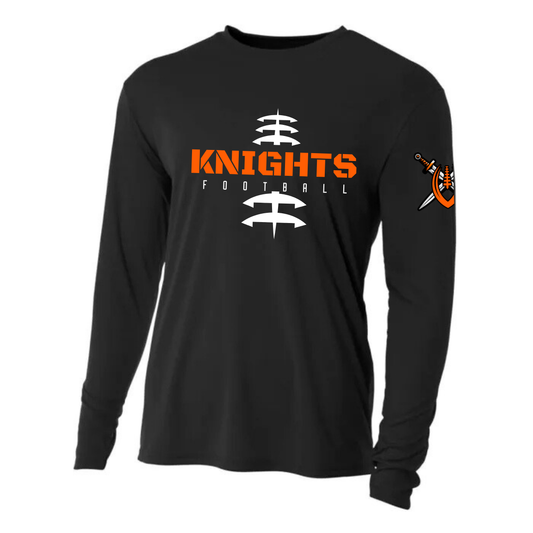 Knights Junior Football DRI-FIT Cooling Performance Long-Sleeve T-Shirt