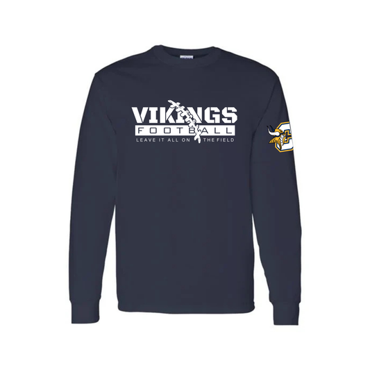 Cadillac Vikings Football UNISEX Long-Sleeve T-Shirt