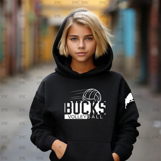 Pine River Bucks Volleyball YOUTH Hoodie