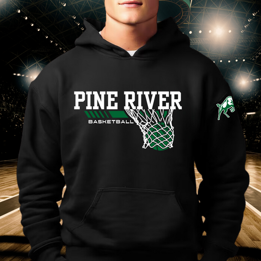 Pine River Bucks Basketball ADULT Hoodie