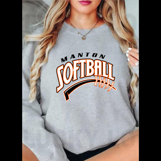 Manton Rangers Softball ADULT Unisex Crewneck Sweatshirt
