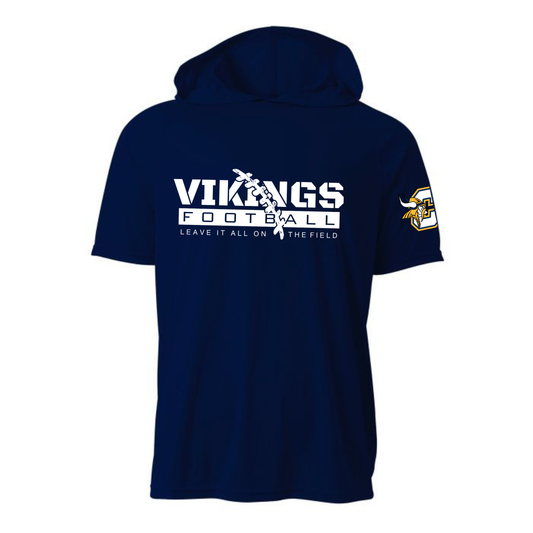 Cadillac Vikings Football DRI-FIT Cooling Performance Hooded T-Shirt