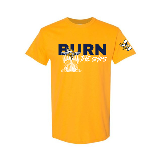 BURN THE SHIPS Cadillac Vikings Wrestling UNISEX T-Shirt