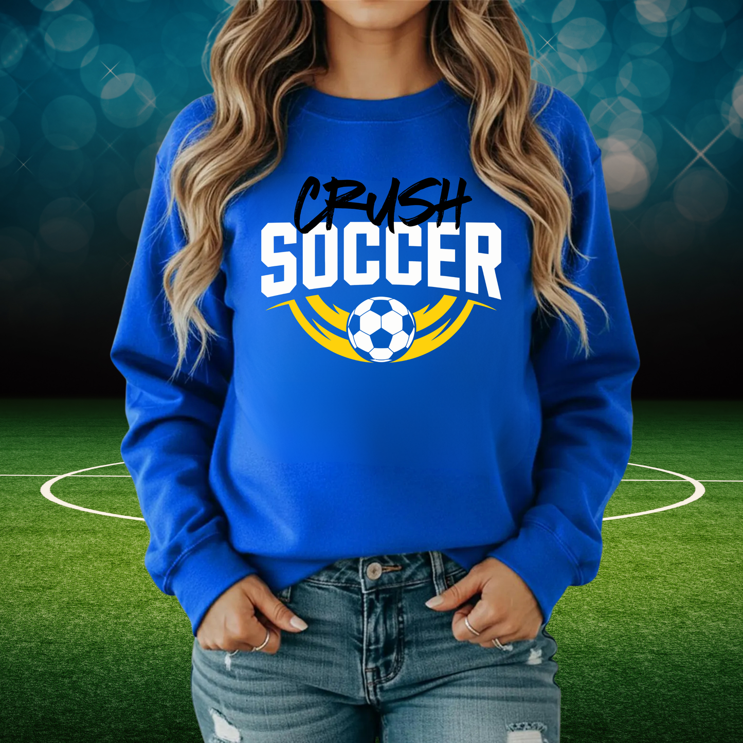 Crush Soccer UNISEX Crewneck Sweatshirt