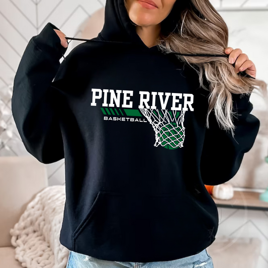 Pine River Bucks Basketball ADULT Hoodie