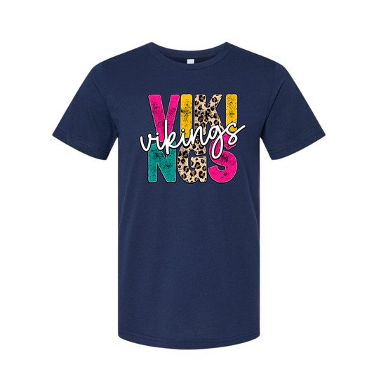 Cheetah Print Vikings YOUTH T-Shirt