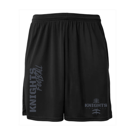 BLACKOUT Knights Junior Football Dri-Fit Cooling Performance Shorts w/ Pockets