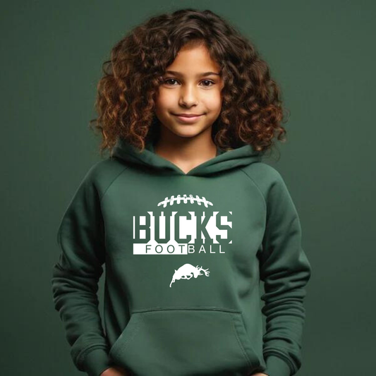 Pine River Bucks Football YOUTH Hoodie