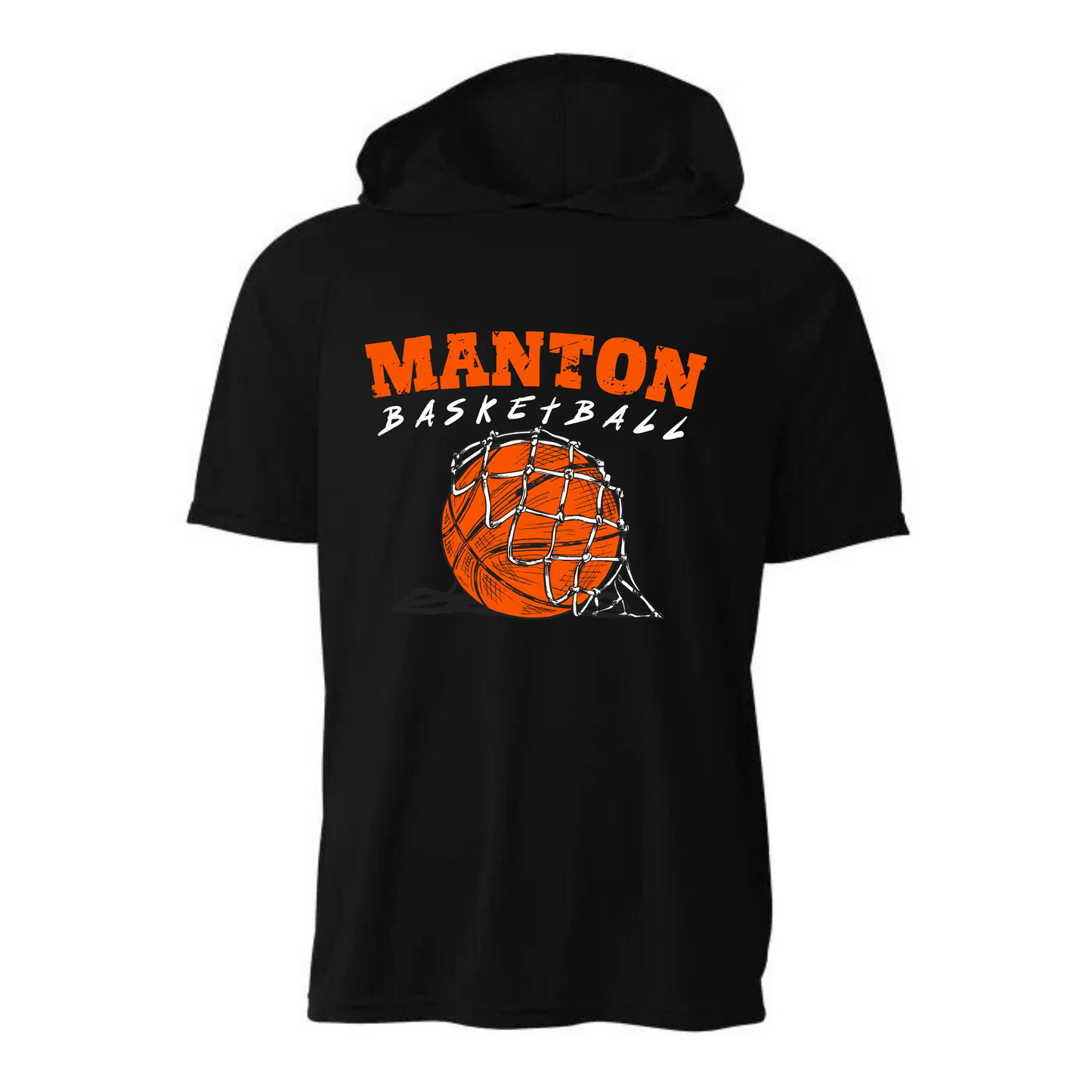Manton Rangers Basketball DRI-FIT Cooling Performance Hooded T-Shirt