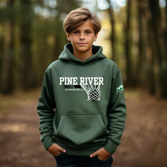 Pine River Bucks Basketball Unisex YOUTH Hoodie